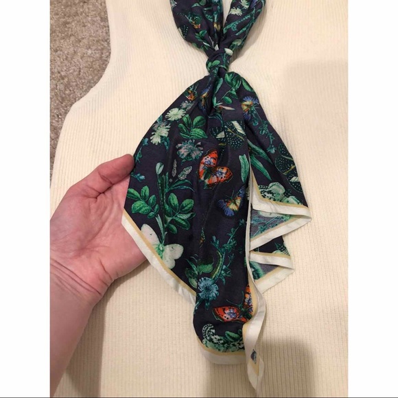 Anthropologie Moth Scarf Tie Sweater Tank - Picture 5 of 6